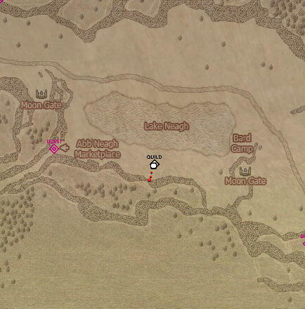 Map of guild location, Click for a video of the location